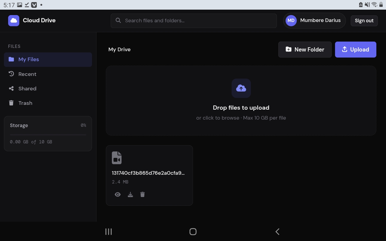 Responsive Website by Darius Mumbere