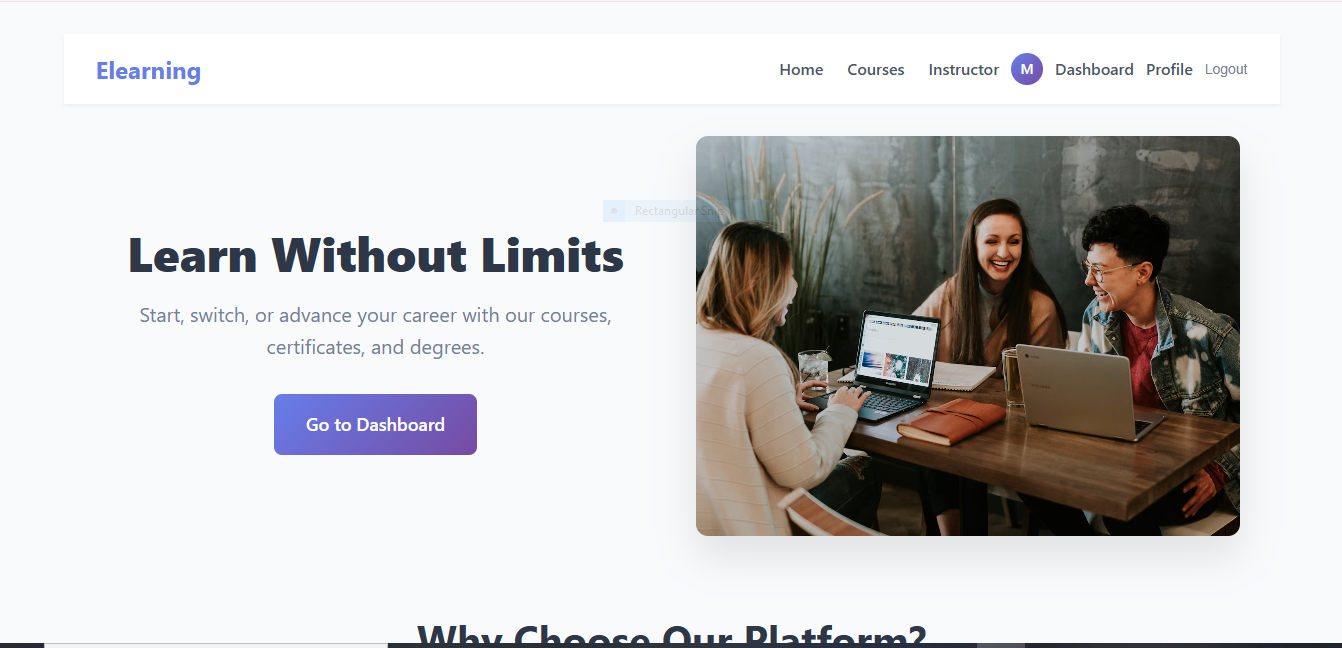 Elearning platform by Mumbere Darius